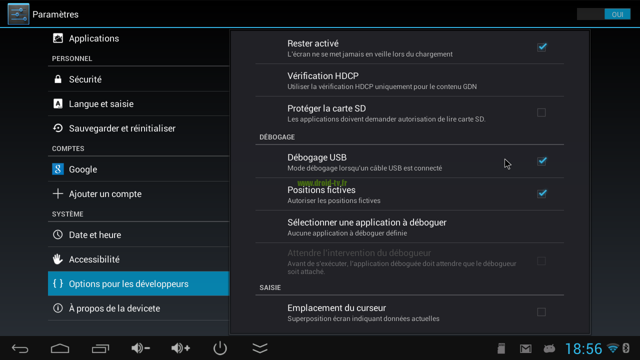 USB debug MK808B