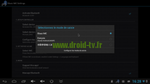 Bluez IME mode de saisie MK808B