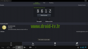 AnTuTu benchmark MK808B Droid-TV.fr