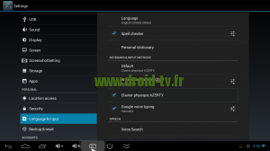 Configuration dongle TV