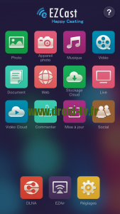 EZcast choix setting Droid-TV.fr