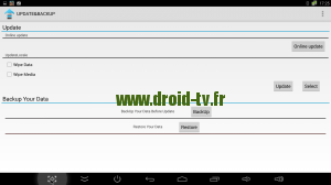 Update&Backup box Android Droid-TV.fr