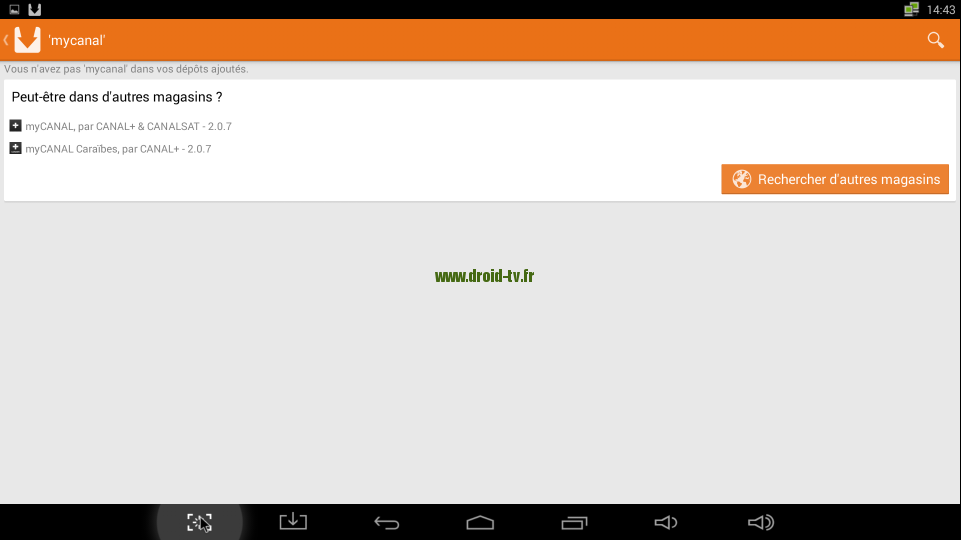 Recherche Aptoide Android Droid-TV.fr