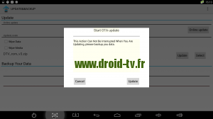 Lancement mise à jour Droid-TV.fr