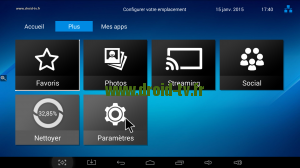 Accès paramètres Android Droid-TV.fr