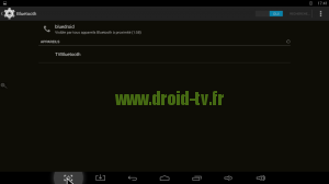 Activation Bluetooth Android Droid-TV.fr