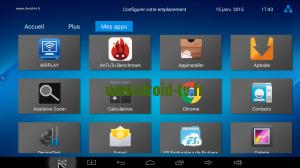 Applications installées Android Droid-TV.fr