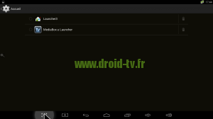 Choix tableau de bord Android Droid-TV.fr