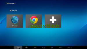 Choix explorateur Internet Android Droid-TV.fr