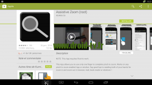 Assistive Zoom pour Android par Droid-TV.fr