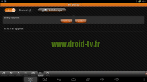 Onglet MyDevice Ipega Game Center Droid-TV.fr