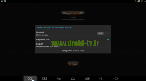 Bitgames IME mode de saisie Droid-TV.fr