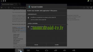 Installer Xposed Framework Droid-TV.fr