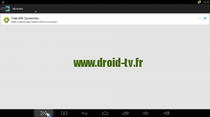 Activer Fake Wifi Connection framework Xposed Droid-TV.fr