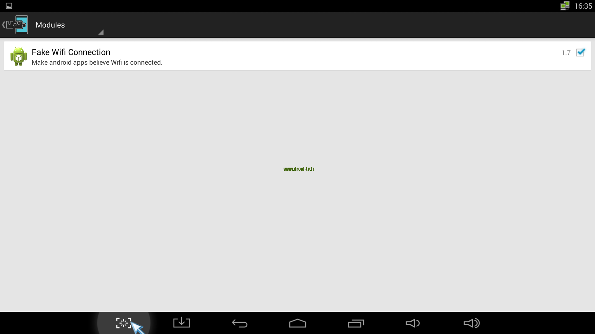 Activer Fake Wifi Connection framework Xposed Droid-TV.fr