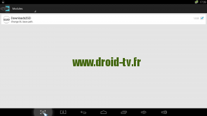Activation Downloads2SD framework Xposed Droid-TV.fr