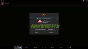 Accès ROOT pour application AdAway Android Droid-TV.fr