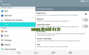 Activation mode Miracast sur Android Droid-TV.fr