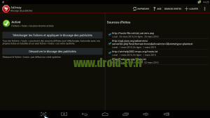 Adaway actif sur Android Droid-TV.fr