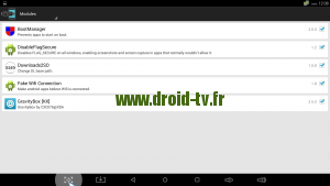 Activation module BootManager Xposed Framework Droid-TV.fr
