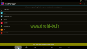 BootManager ecran base Droid-TV.fr