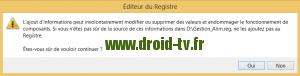 Accepter modification du registre WinBox-TV.fr