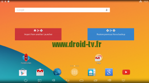 Nova Launcher box Android Beelink Droid-TV.fr