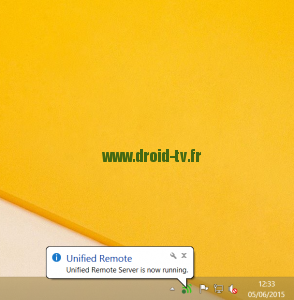 Lancement serveur Unified Remote WIndows WinBox-TV.fr