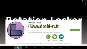 Application Rotation Locker Droid-TV.fr