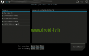 Choix ligne VOTRE_DEVICE_ID_ICI Droid-TV.fr