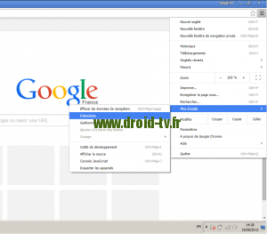 Acces plus d'extensions Google Chrome Droid-TV.fr