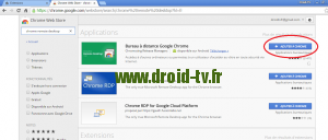 Ajouter extension Chrome Droid-TV.fr