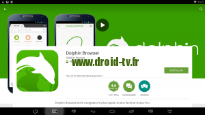 Dolphin Browser pour Android Droid-TV.fr