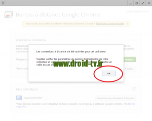 PC present dans mes ordinateurs Chrome Remote Desktop Droid-TV.fr