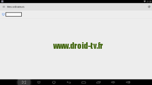 PC present sur application Chrome Remote Desktop Droid-TV.fr