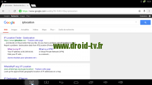 Acceder site web Chrome Droid-TV.fr