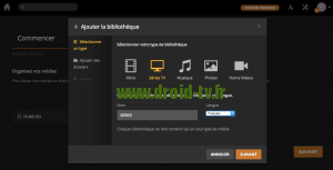 Ajouter bibliotheque Series Plex Media Server Droid-TV.fr