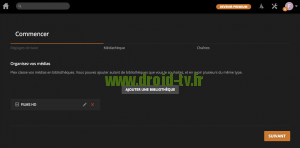 Ajouter une autre bibliotheque Plex Media Server Droid-TV.fr