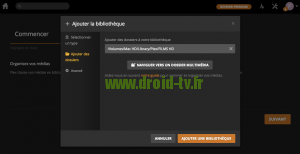 Ajouter une bibliotheque Plex Media Server Droid-TV.fr