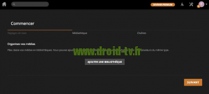 Configuration ecran 2 Plex Media Server Droid-TV.fr