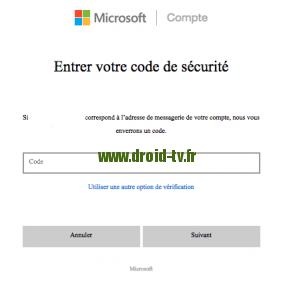 Entrer code de securite Windows 10 WinBox-TV.fr