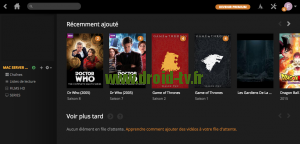 Exemple bibliotheque Plex Media Server Droid-TV.fr