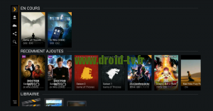 Fin configuraton mode TV de Plex pour Android par Droid-TV.fr