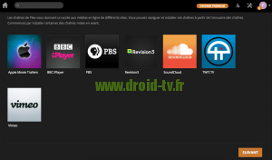 Fin de configuration Plex Media Server Droid-TV.fr