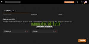 Fin partie mediatheque Plex Media Server Droid-TV.fr