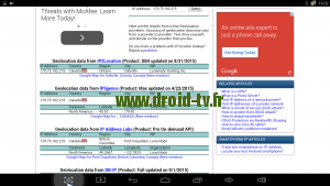 Geolocalisation IP avec Hola VPN gratuit Droid-TV.fr